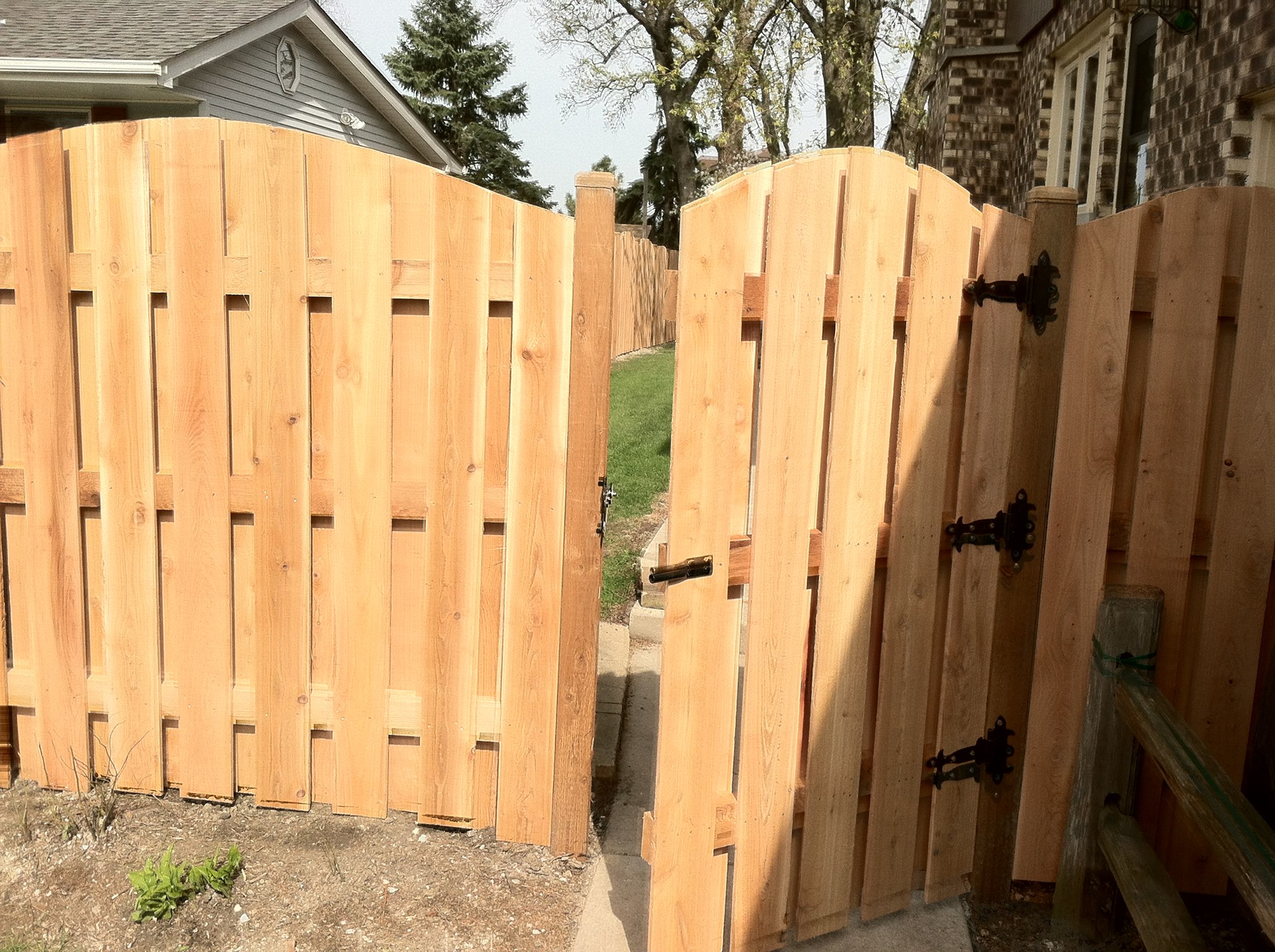 Privacy fence samsnurseryandlandscaping